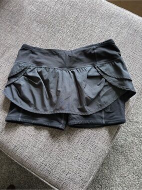 lululemon athletica Black Skort with Built-In Shorts